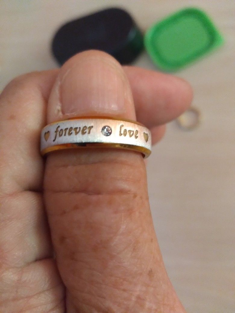 Forever Love Ring Set.       Not Real Gold
