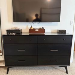 MOVING SALE MUST BE PICKED UP TODAY OR TOMORROW! Mid-Century Modern Dresser Drawer from Living Spaces (Measurements in the description)