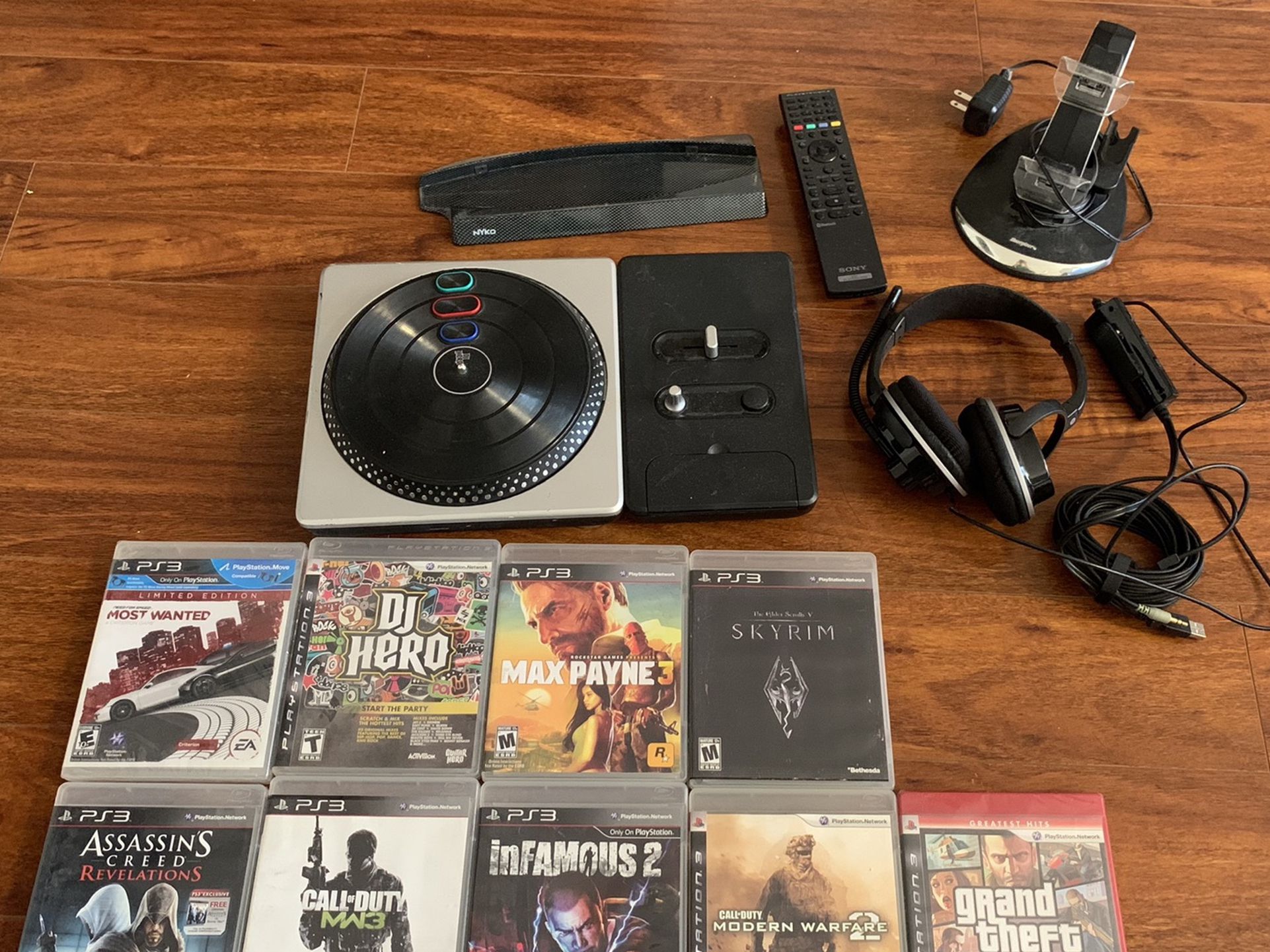PS3 Games And Accessories Bundle