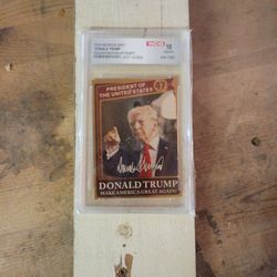 2024 Merrick Mint Donand Trump Assassination Attempt Collectable Card. Gem-MT Grader 10