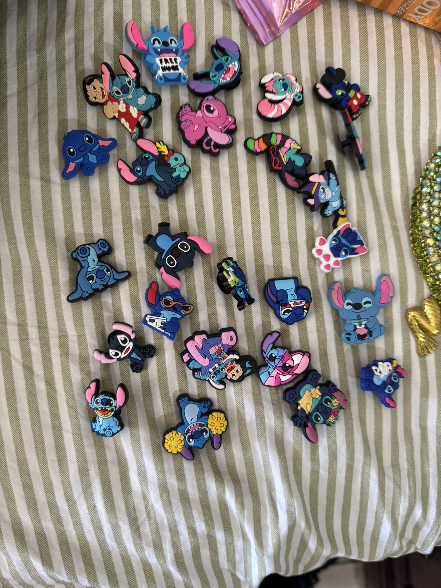 Stitch Croc Charms