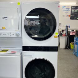 LG Stacked Washer 4.5 Cu Ft And Dryer 7 Cu Ft 