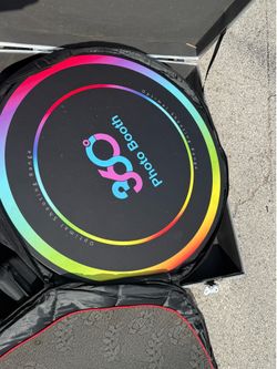 360 video booth machine & case