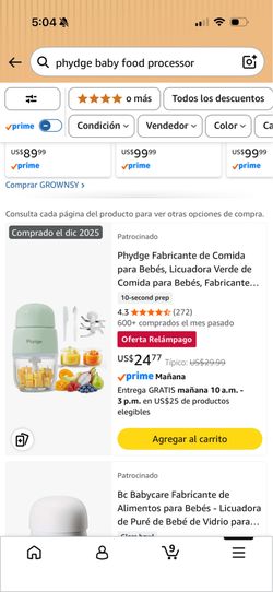Baby procesador de comida