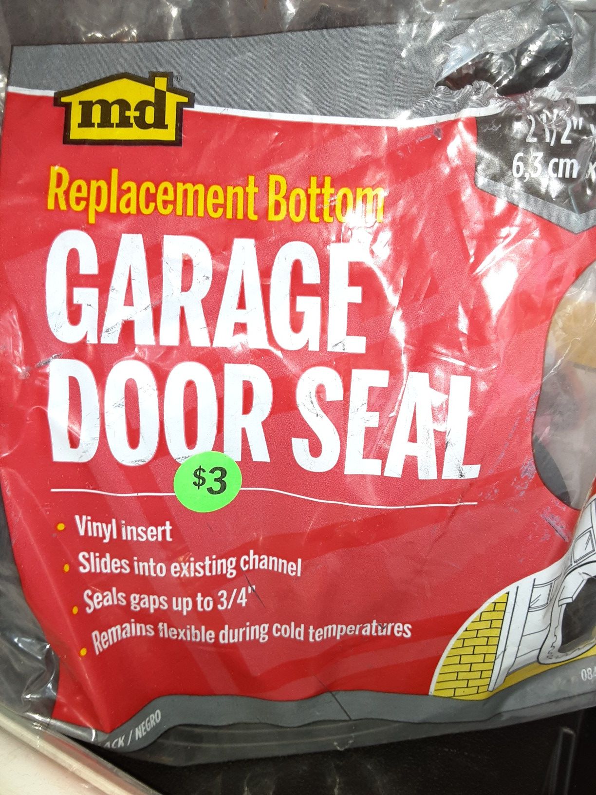 Garage door sealer