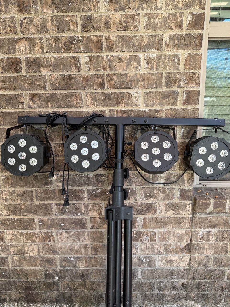 Normal Panel Stand 4- LED Par Lights (stand not included) for Sale in Dallas, TX - OfferUp