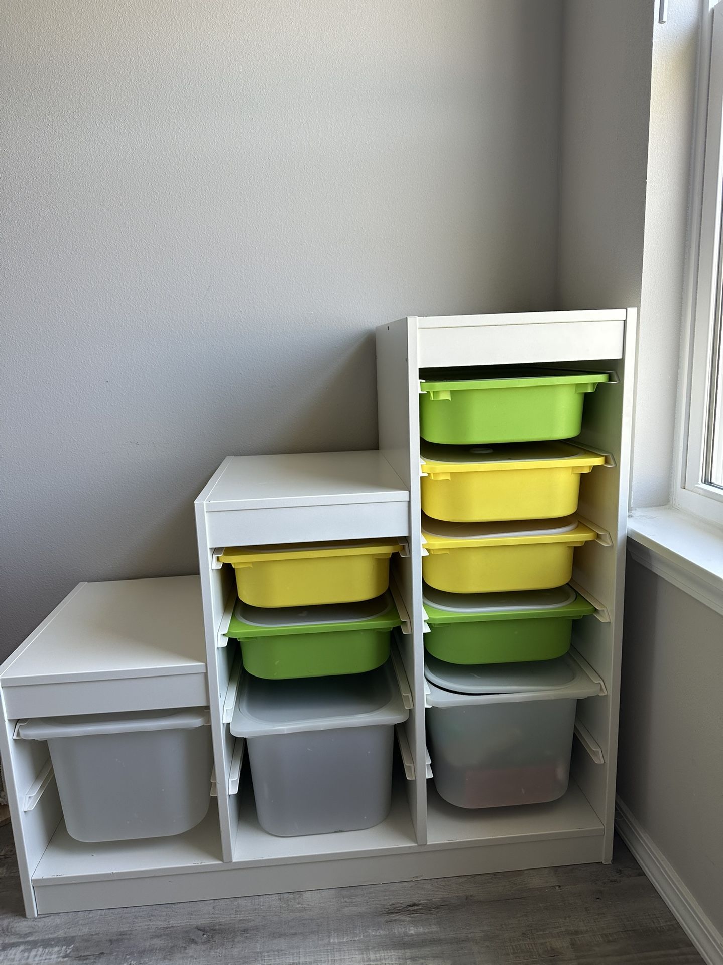 Toy Organizer With Bins
