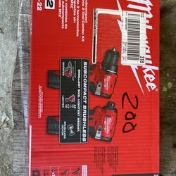 M12 12-Volt Lithium-Ion Brushless Cordless Subcompact Drill and Impact Driver Combo Kit w/2 Batteries and Bag (2-Tool)