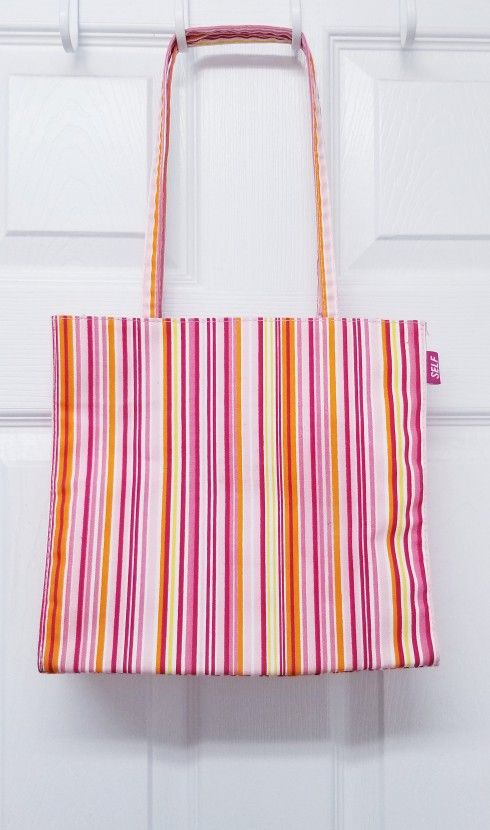 Striped Tote Bag