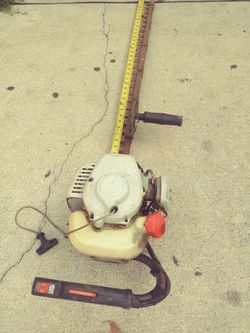 Echo trimmer long blade ...need pull start cord fix as is 