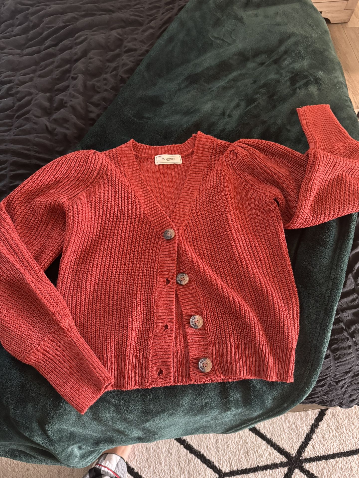 Burnt Orange Cordigan