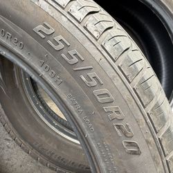 Ford Explorer 255/50/20 (2 Tires) $60.00/ Each 
