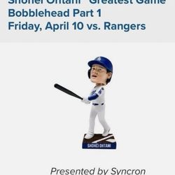 Ohtani Greatest Game Bobblehead