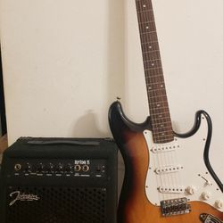 Electric Guitar With Amp 