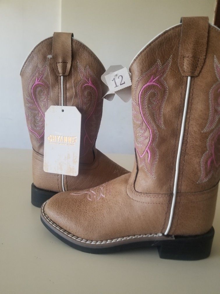 Girls boot brown Pink