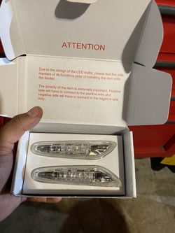 E90 Clear Led Side Markers