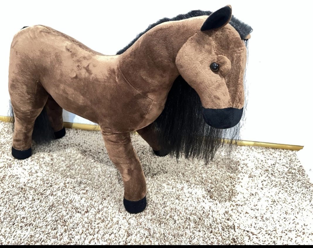 MADAME ALEXANDER Large Horse Plush Poseable 19" Stuffed Doll Pony
