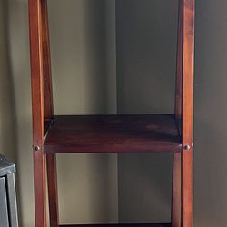 Ladder-style shelf, $10
