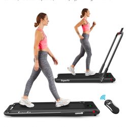 Goplus 2 in 1 Folding Treadmill
