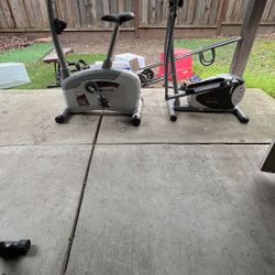 Stationary Bike And Elliptical 