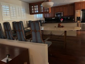 Dining room table and chairs