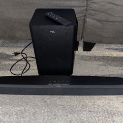 TCL Soundbar and Subwoofer