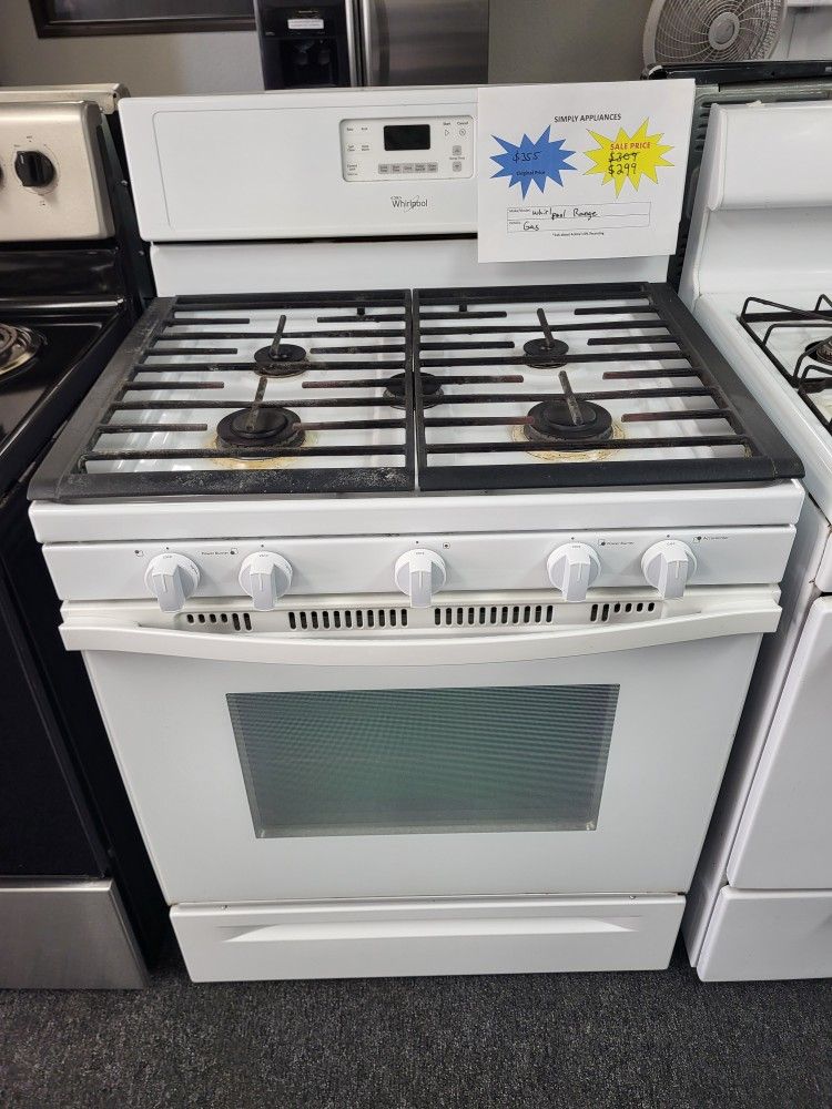 🧨4th Of July Sale! Whirlpool Gas Range-Warranty Included