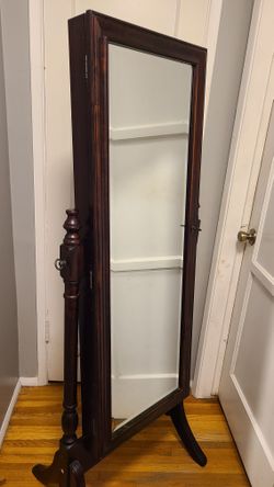 Mirror Jewelry Cabinet $50.00 OBO