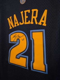 *SIGNED* Eduardo Najera Denver Nuggets Jersey  - Youth XL