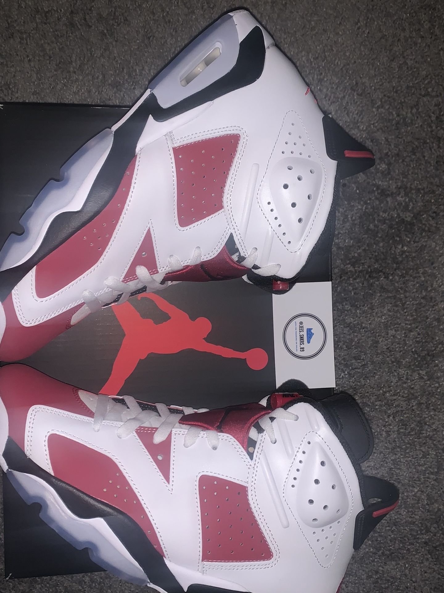 Jordan Retro 6 “carmine”