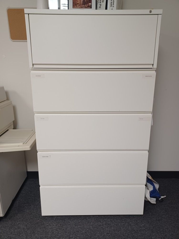 5 Drawers Metal File Cabinet