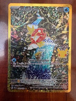 Pokemon Magikarp 203/193 30th Anniversary Celebrations Gold Holo Rare NM/M ⭐️