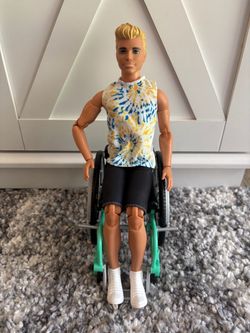 Barbie Ken Fashionistas Doll #167 with Wheelchair