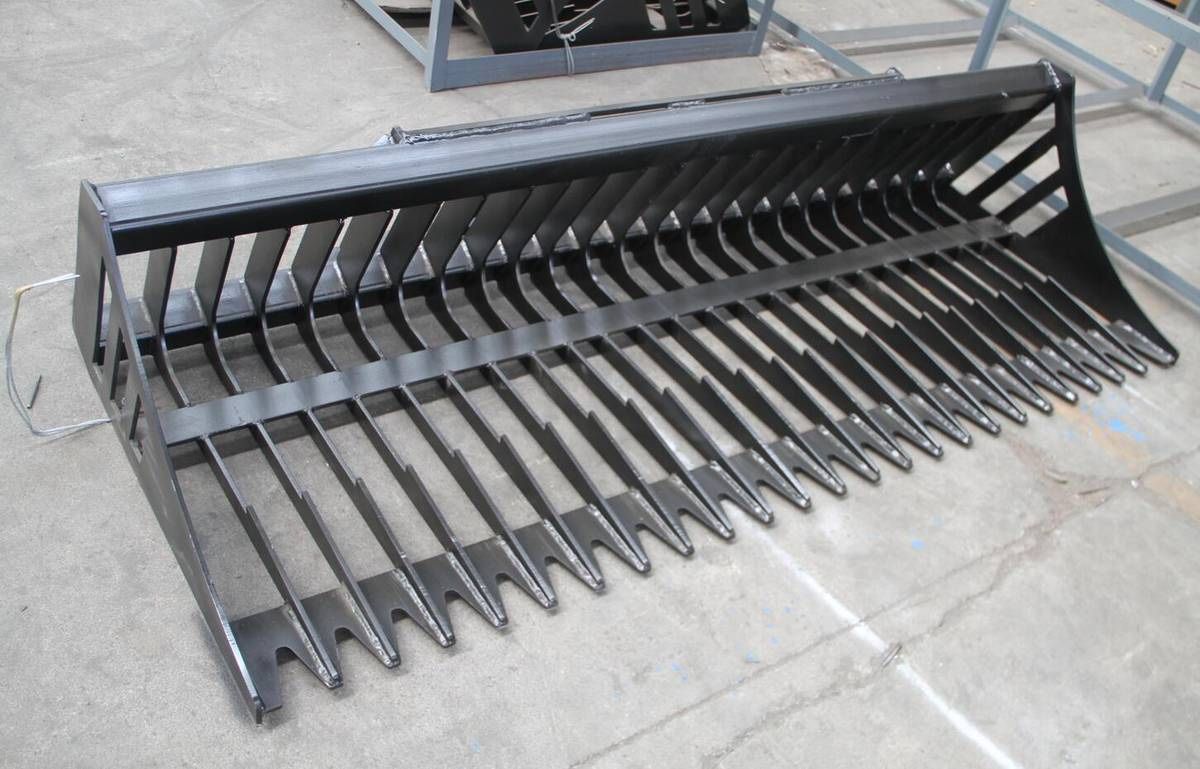 BRAND NEW SKID STEER ROCK BUCKET 66"/72"/78"/84"