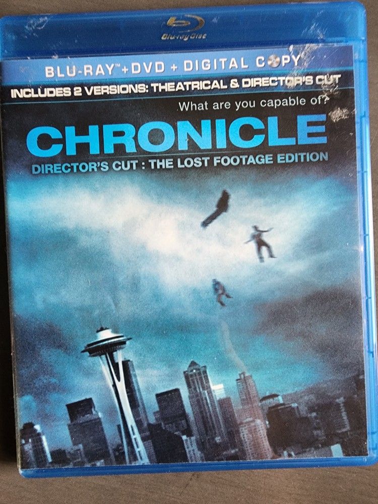 Chronicle Blu Ray (Digital Code Not Included)
