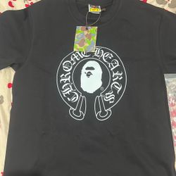 Chrome hearts bape tee shirt size small