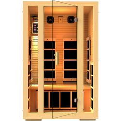 2-Person Indoor Infrared Sauna with Accessories