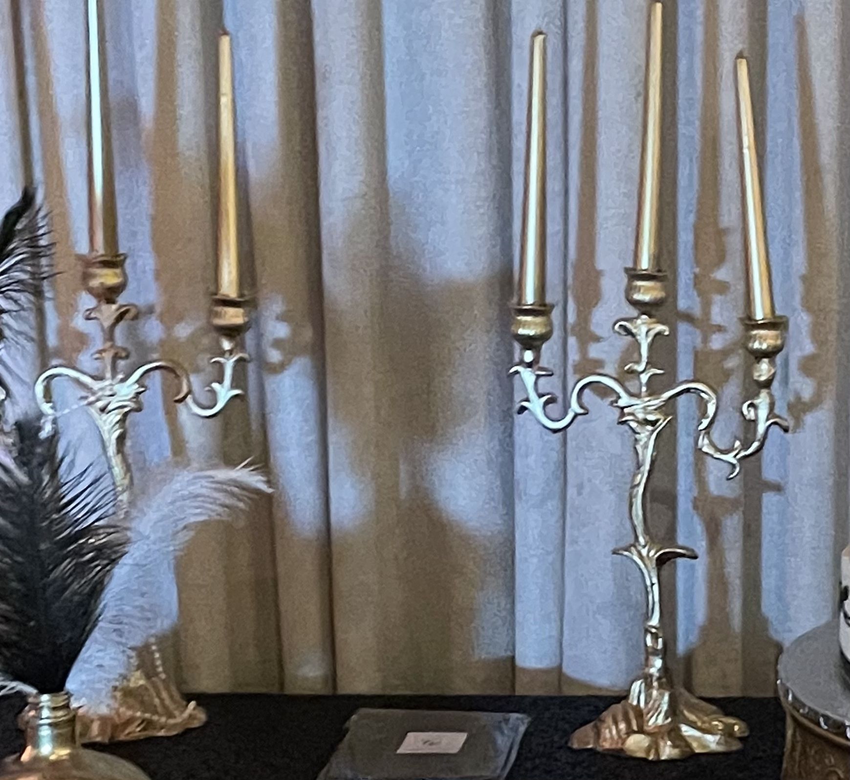 Metal Gold Candelabra