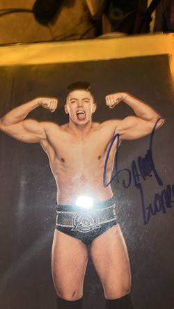 AEW Sammy Guevara signed photo COA