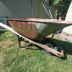 Metal Wheelbarrow Used 