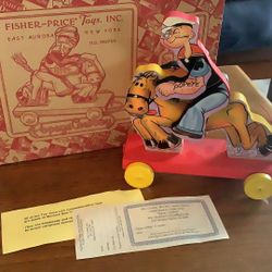 Fisher Price Popeye Cowboy Pull Toy