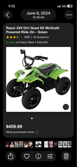 Razor 24v quad