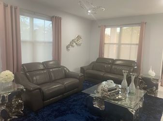 Sofa and love seat