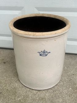 Antique 10 Gallon Stoneware Crock