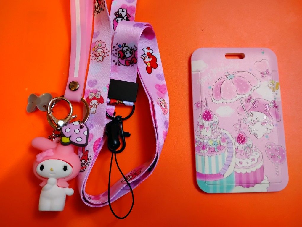 My Melody ID lanyard and Keychain