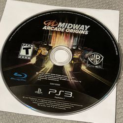 Midway Arcade Origins (Sony PlayStation 3, 2012) Disc Only