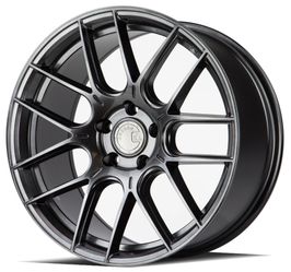 19x8.5 / 19x9.5 5x120 Aodhan AH-X Hyper Black Wheels