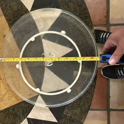  Microwave Turntable Plate and circular roller, 11 1/4 inches; used