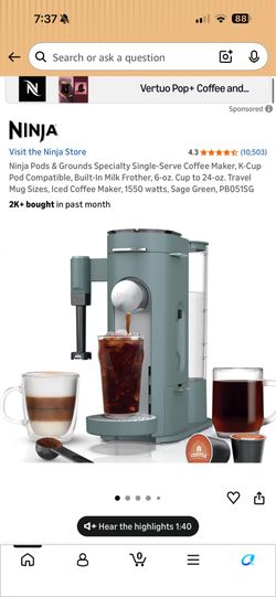 Ninja coffee maker brand new