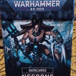 Warhammer 40,000 Data Bank Card Set NECRONS  Stratagems Army